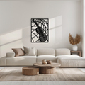 Ornamental Violin Metal Wall Art - Musical Instrument Decor- KAF259