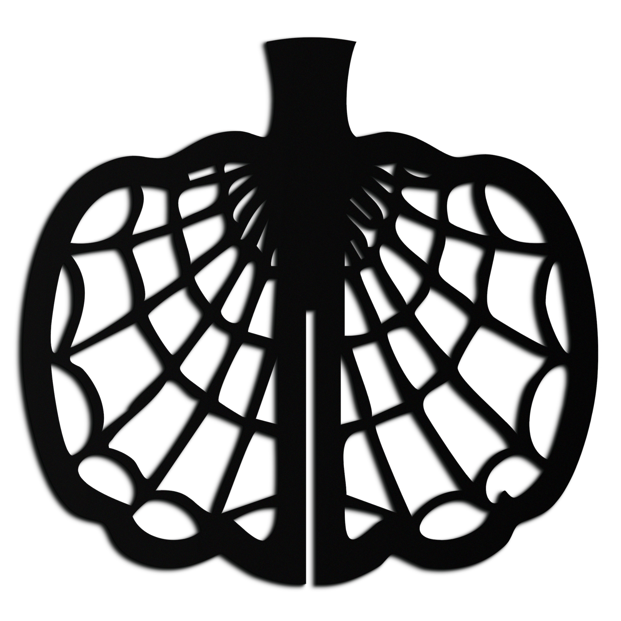 Broken Glass Pattern Metal Wall Art – Black Steel Abstract Home Decor- KAF499