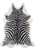 Faux Zebra Faux Rug