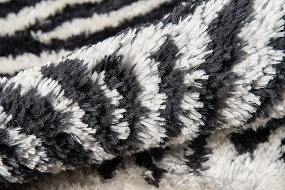Faux Zebra Faux Rug