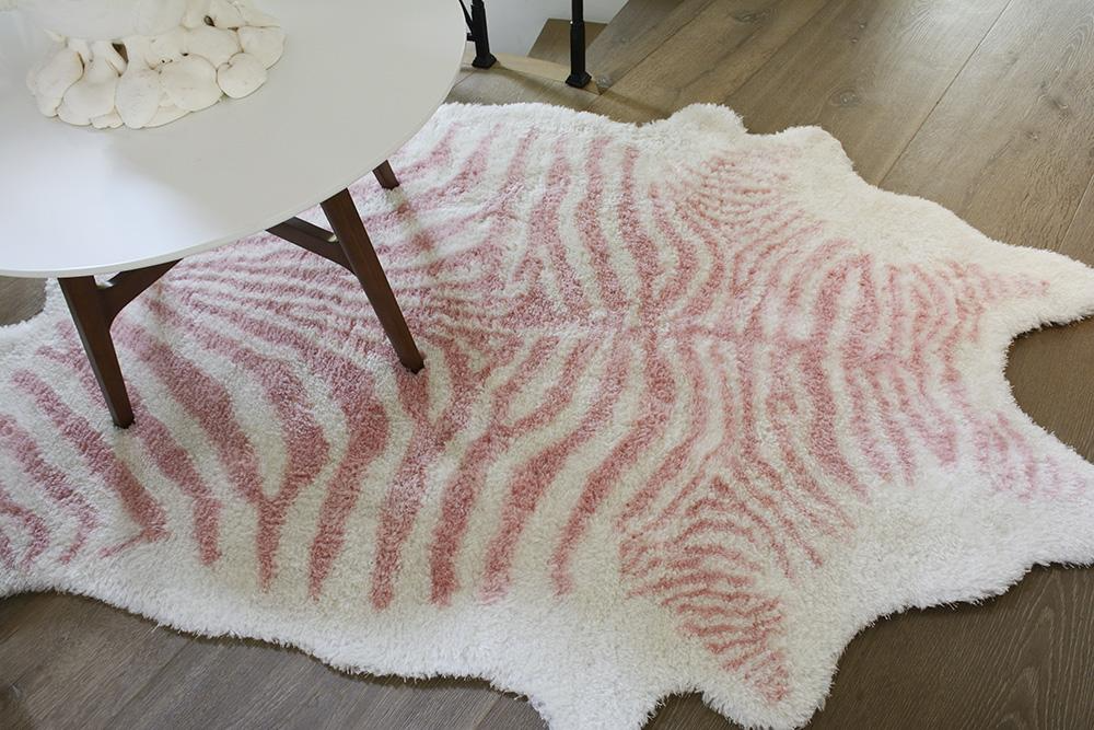Faux Zebra Faux Rug