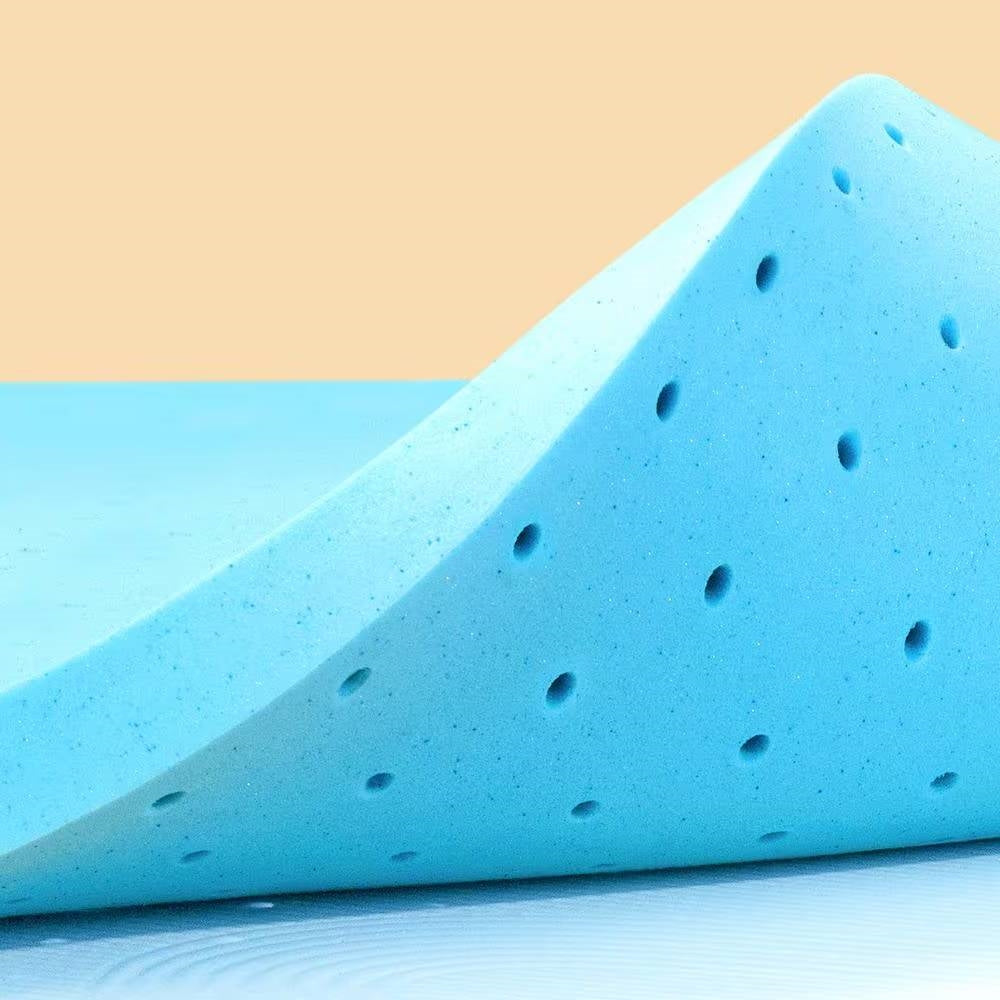 King size 3-inch Thick High Density Memory Foam Mattress Topper