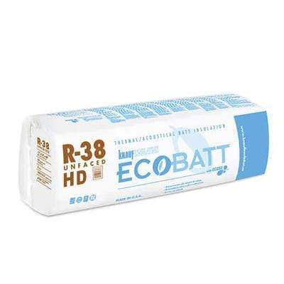 Knauf Ecobatt R-38 HD Unfaced Fiberglass Insulation Batts - All Sizes