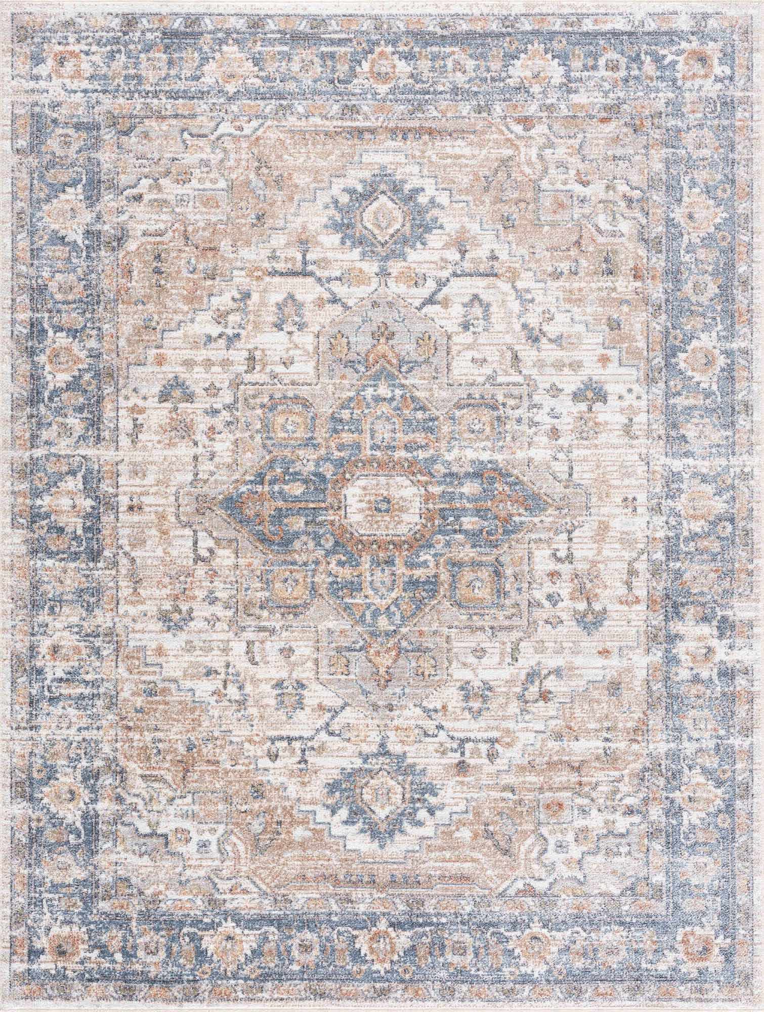 Ezri Flat Pile Washable Rug