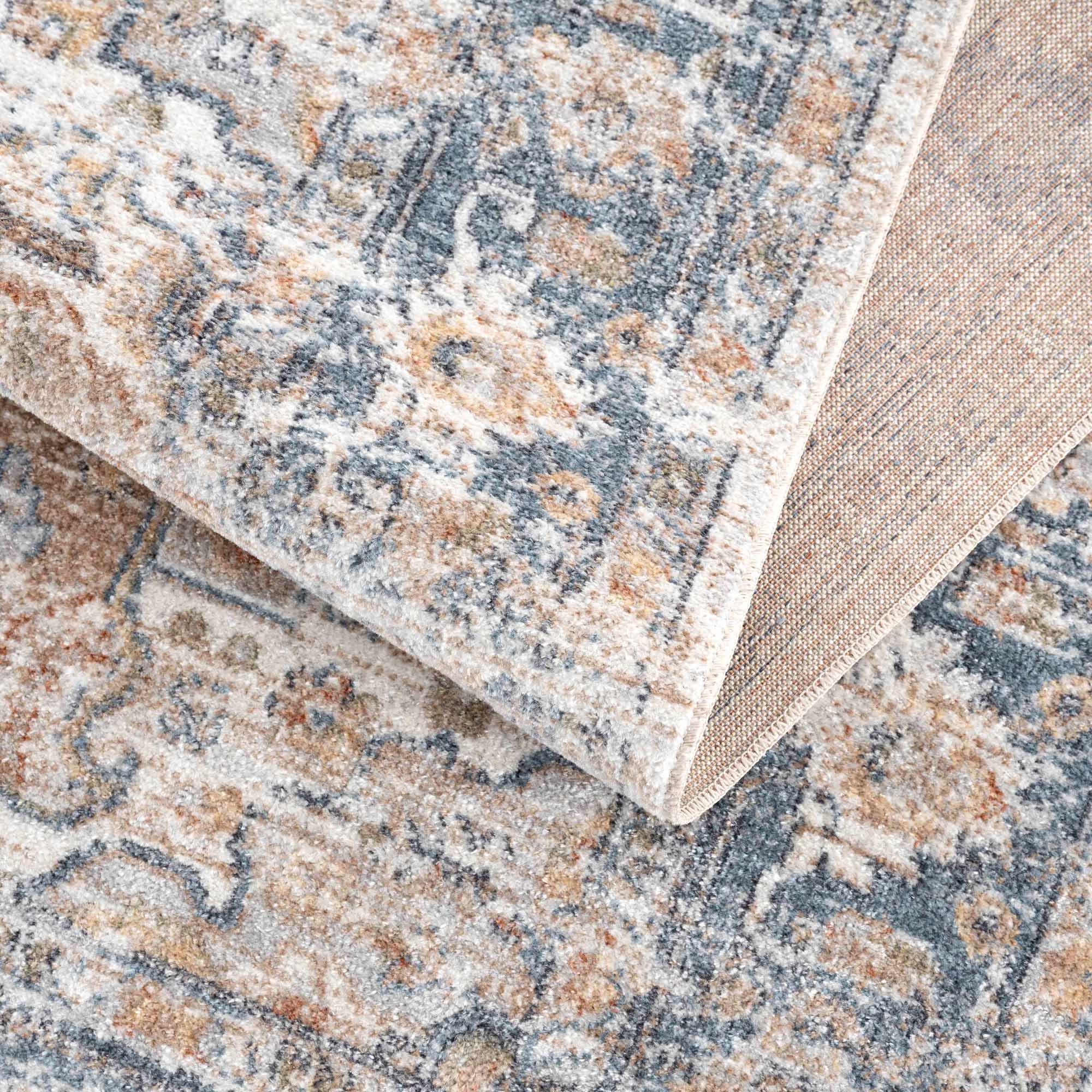 Ezri Flat Pile Washable Rug
