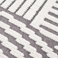 Deron Gray Rainbow Washable Rug