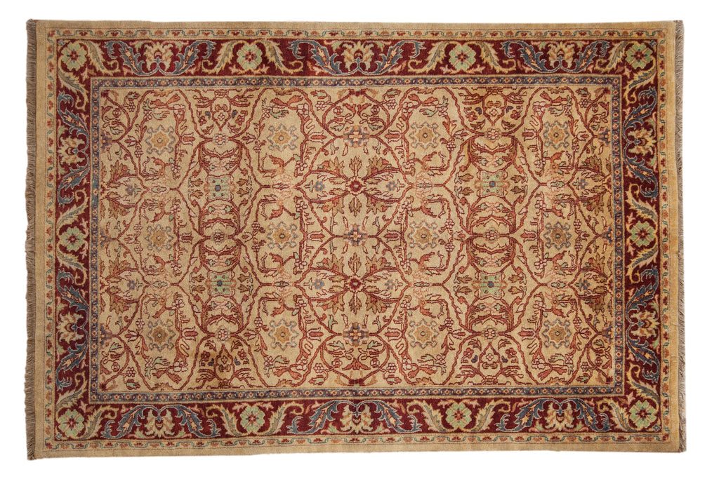 6x9 Vintage Indian Bijar Design Carpet