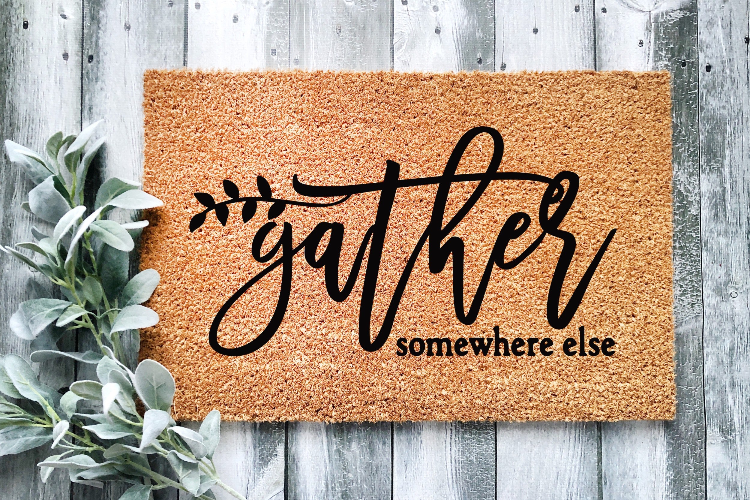 Gather Somewhere Else Doormat