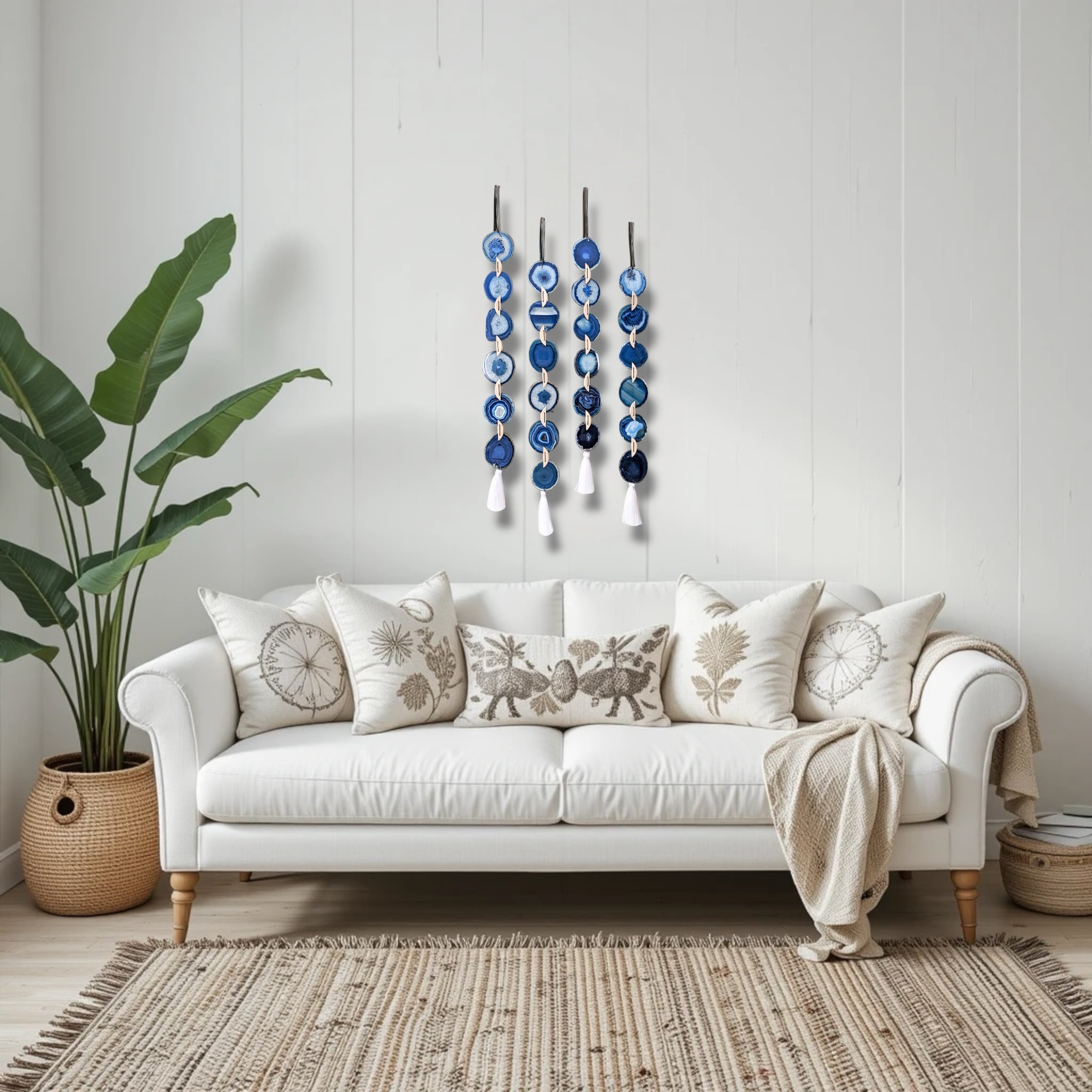 Ocean Agate Wall Hanging