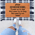 Please Do Not Knock Or Ring The Doorbell Doormat