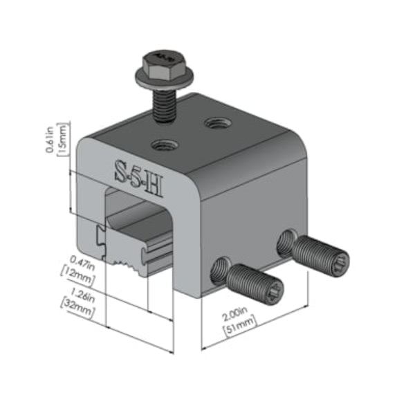 S-5-H Metal Roof Clamps