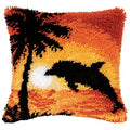 Dolphin Pillow Latch hook kit