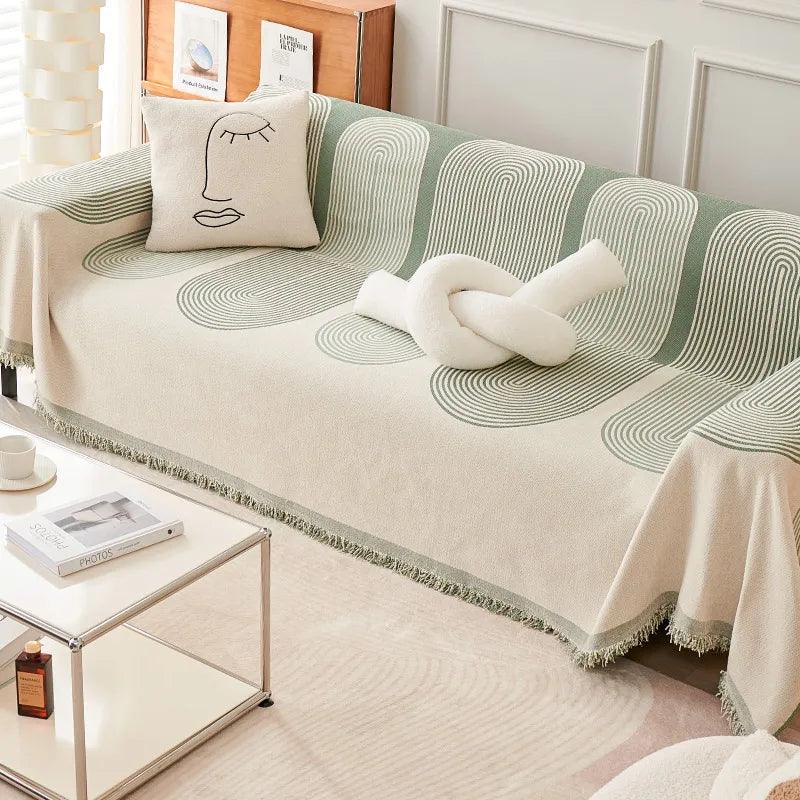 Double-Sided Chenille Couch Slipcovers for Ultimate Comfort