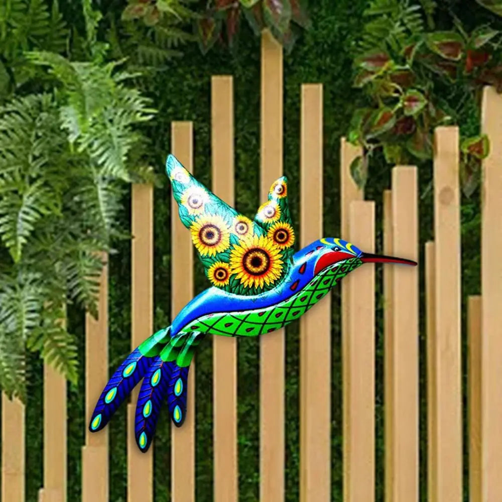 Metal Hummingbird Wall Decor