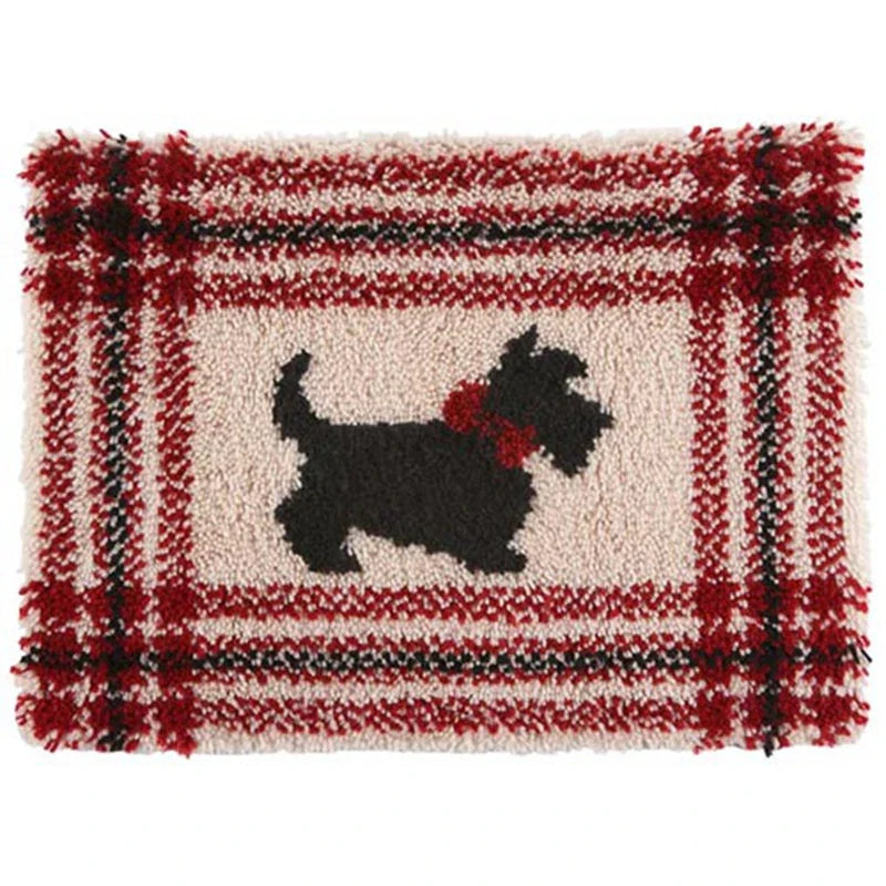 DIY Latch Hook Rug Kit: Create Your Own Cartoon Animal Carpet Embroidery