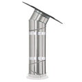 VELUX 14 in. Flat Glass Rigid Sun Tunnel® Skylight with Low Profile Metal Flashing