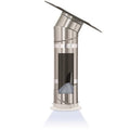 VELUX 14 in. Low Profile Flat Glass Rigid Sun Tunnel® Skylight With Solar Night Light