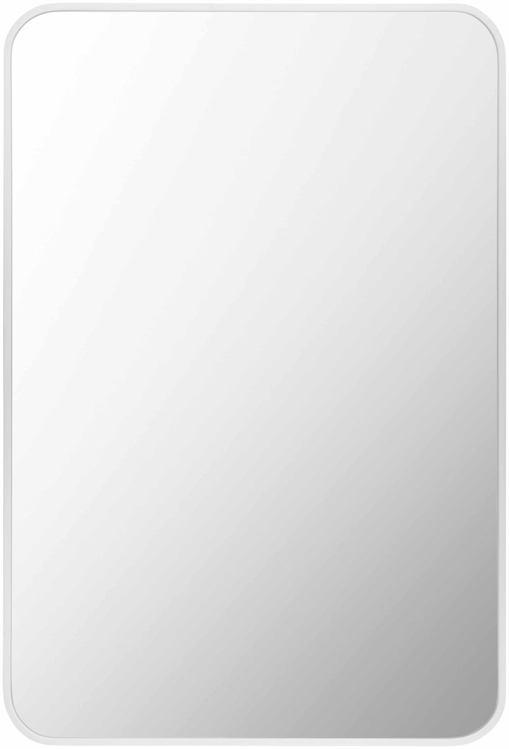 Sustinente White Carved Mirror