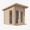 SAUNA EVOLUTION® Garden Series Outdoor Cabin Sauna Fits Up to 6 People Cabin 05