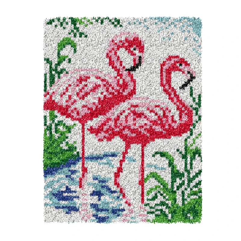 DIY Latch Hook Rug Kit: Create Your Own Cartoon Animal Carpet Embroidery