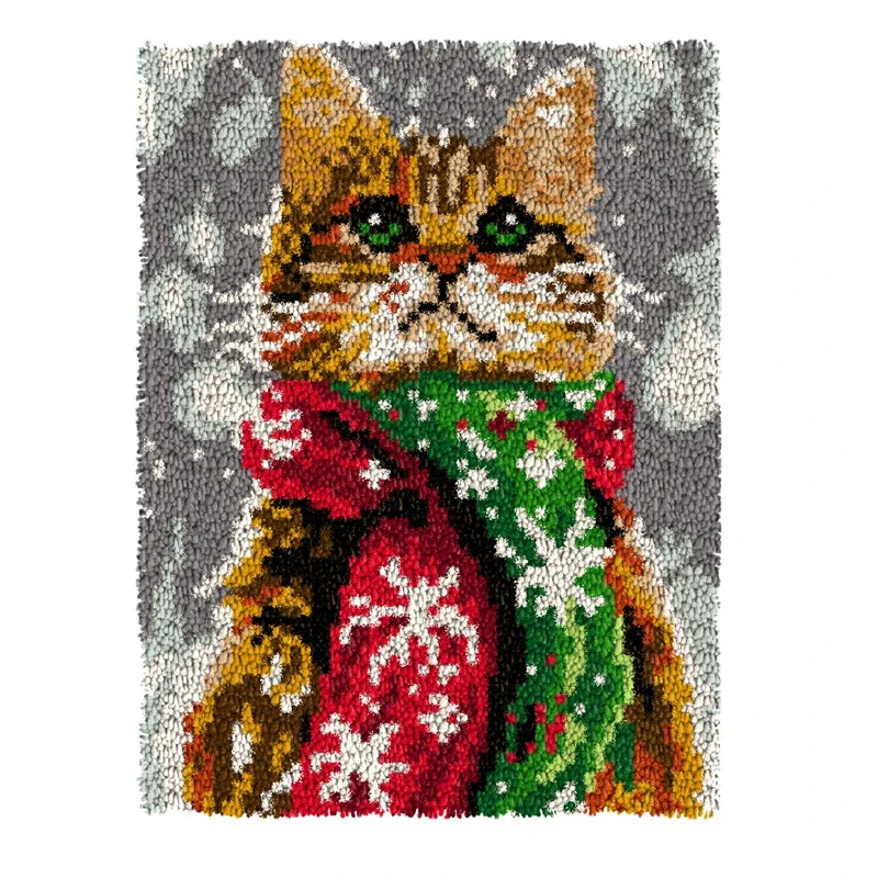 DIY Latch Hook Rug Kit: Create Your Own Cartoon Animal Carpet Embroidery