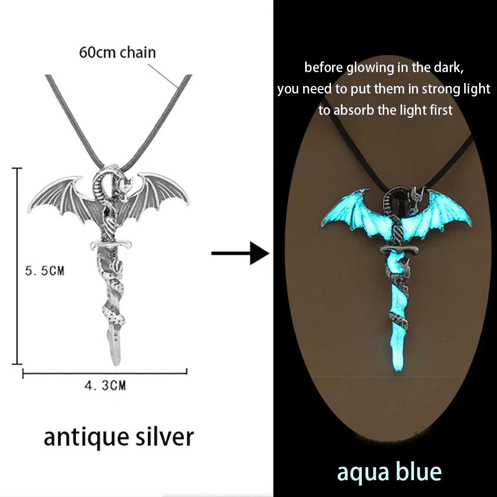 Luminous Glowing Pendant Necklace