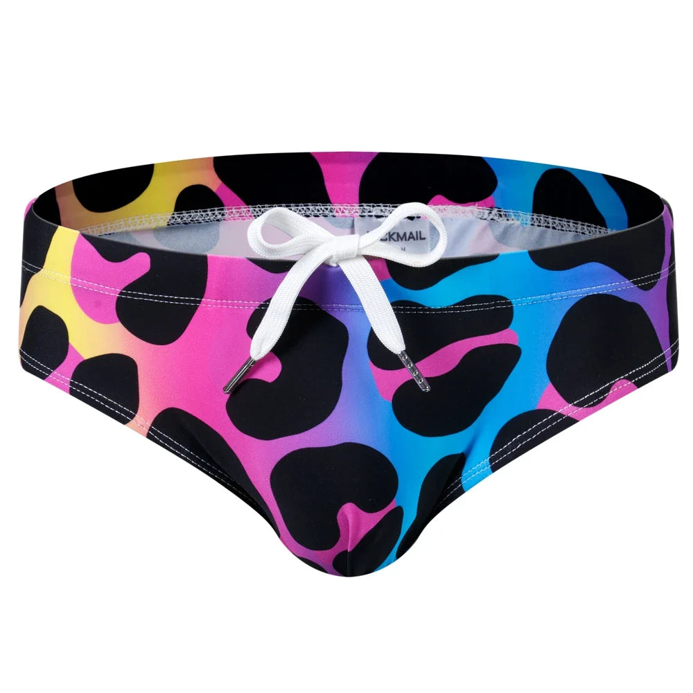 Jockmail Jungle Funk Push-Up Swim Trunks