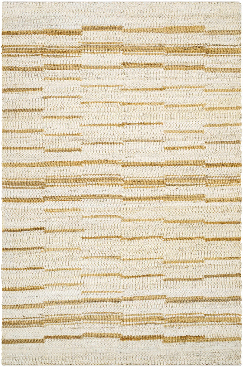 Tivon Broken-Striped Jute Rug