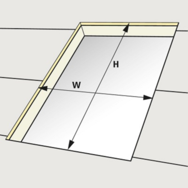 VELUX Electric Venting Deck Mount Skylight - White Solar Powered Shade
