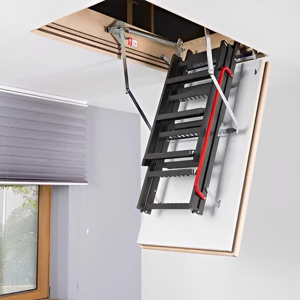 LMF 60 Fire Rated 60 Min Metal Attic Ladder - All Sizes