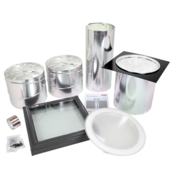 14 in. Curb Mount Rigid Sun Tunnel Skylight with Wildfire Glass
