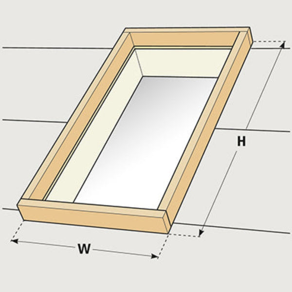 VELUX Fixed Curb Mount Skylight - White Solar Powered Shade