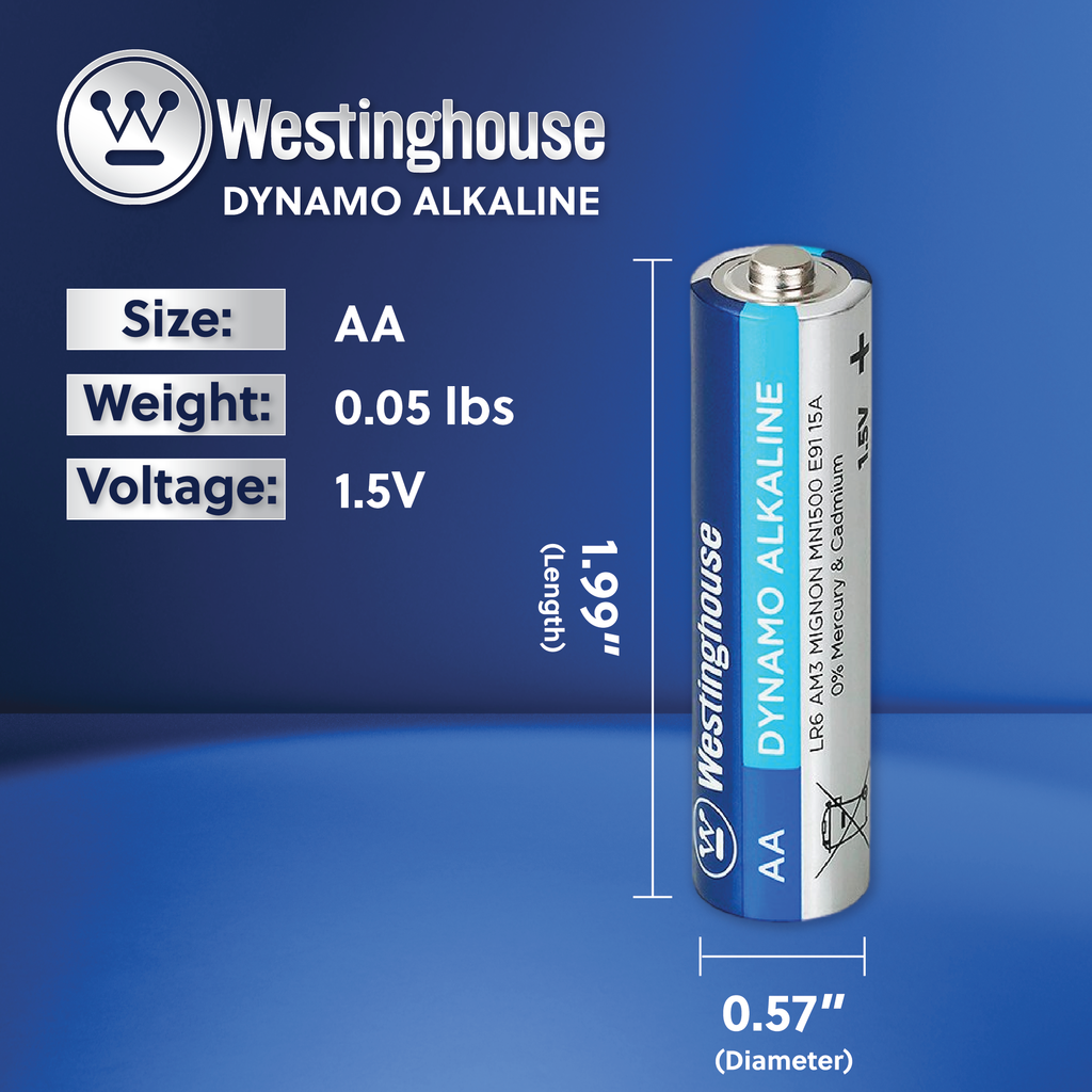 Westinghouse AA Dynamo Alkaline 36 Pack Box