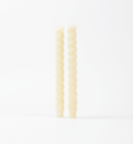 Unscented Twisted Taper Candles in Box, Set of 2 Cream