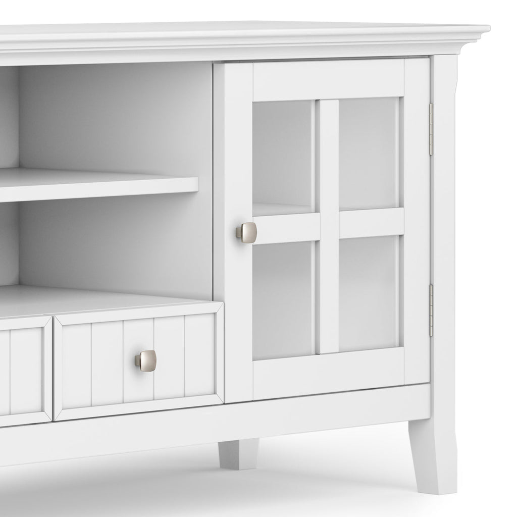 Acadian - 60' TV Media Stand - White