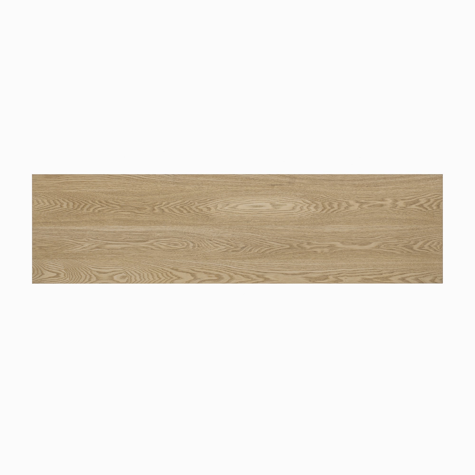 U_STYLE Modern and Curved Design Ash Veneer Console Table with Shelf,Suitable for Entryway,Hallway Living Room,Foyer,Corridor