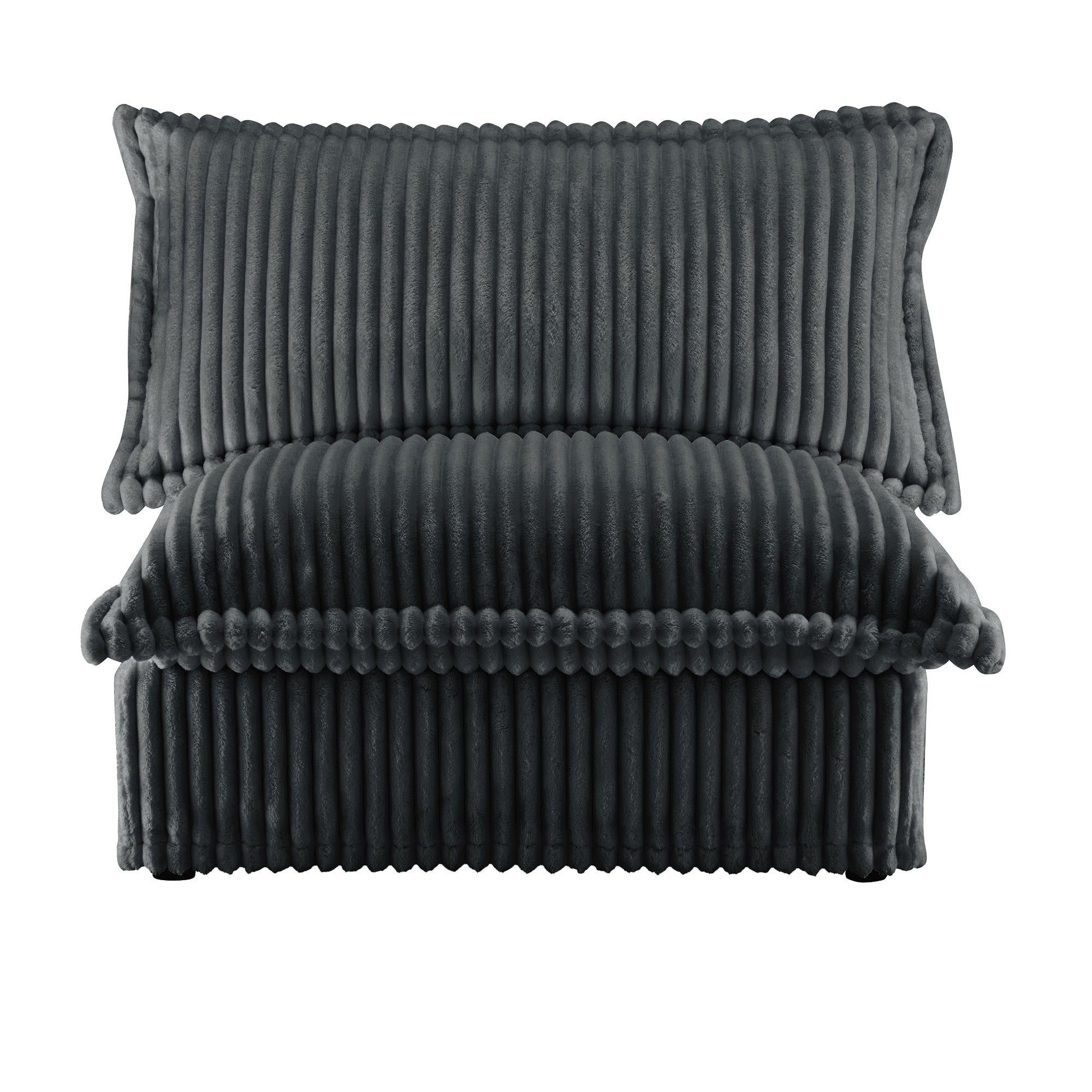 Koala Armless Sofa - Grey