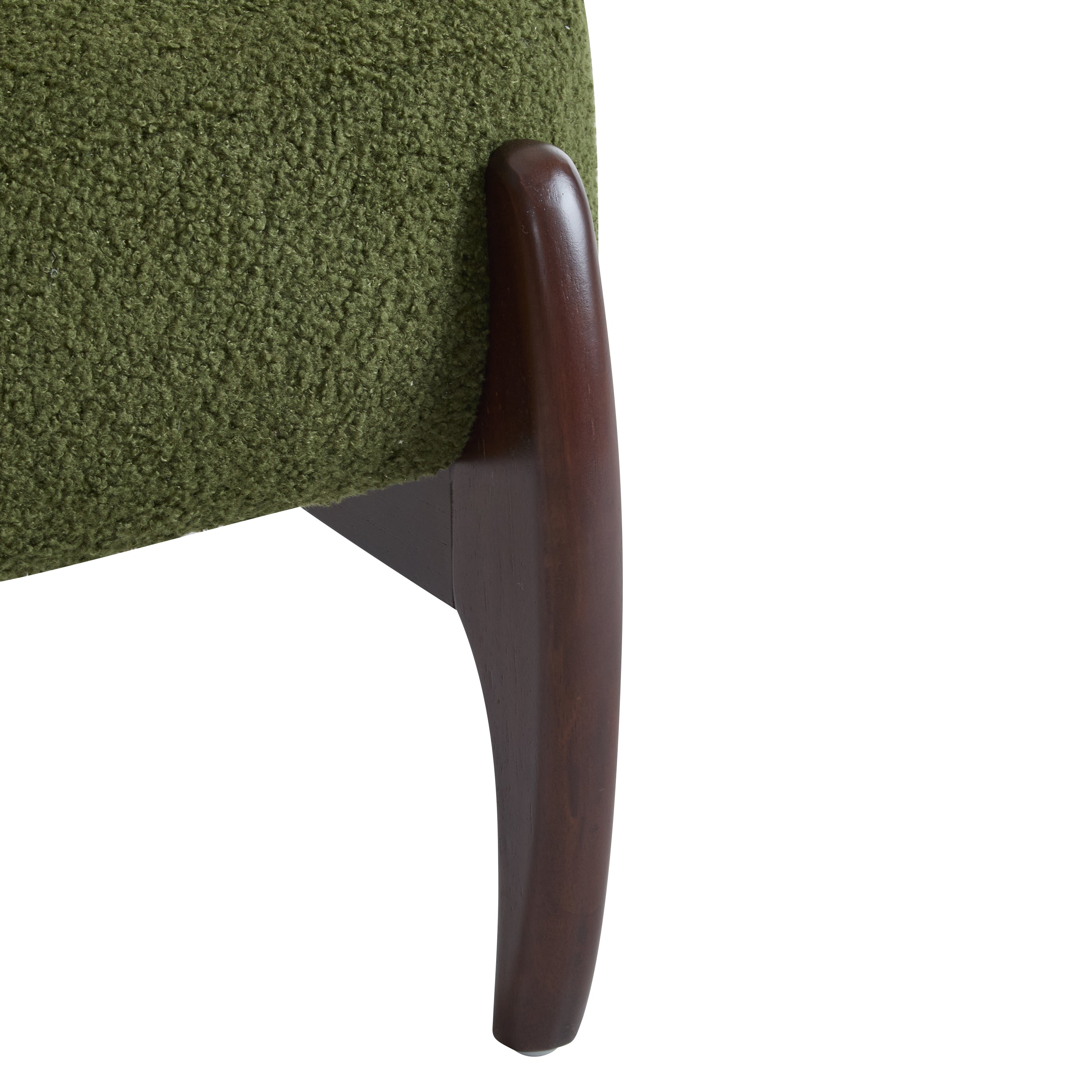 [Set of 2] 25.5' Modern Boucle Lounge Chair with Solid Wood Frame, Soft and Durable Boucle Upholstery, Perfect for Living Room, Bedroom, or Office