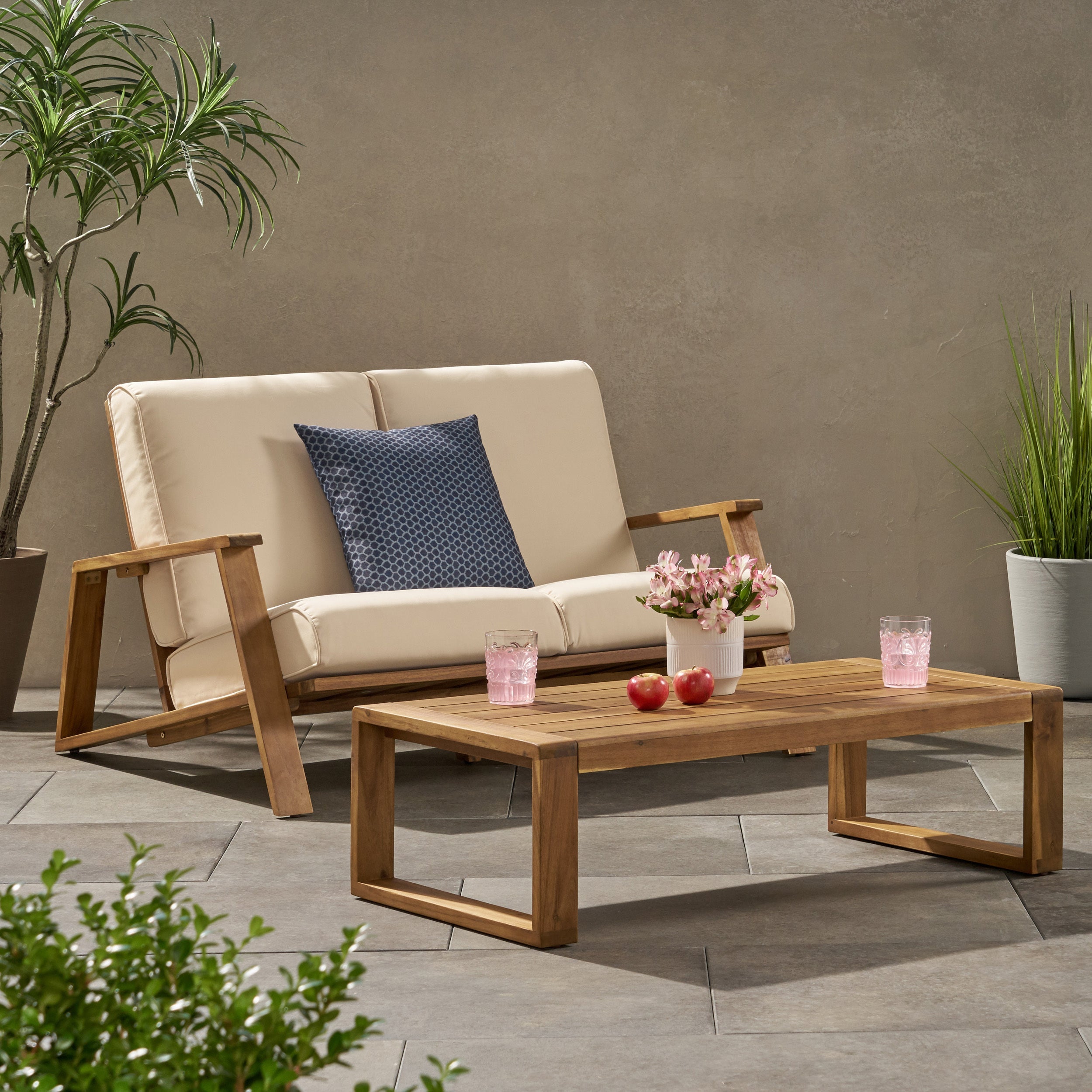 PALOMA LOVESEAT+COFFEE TABLE