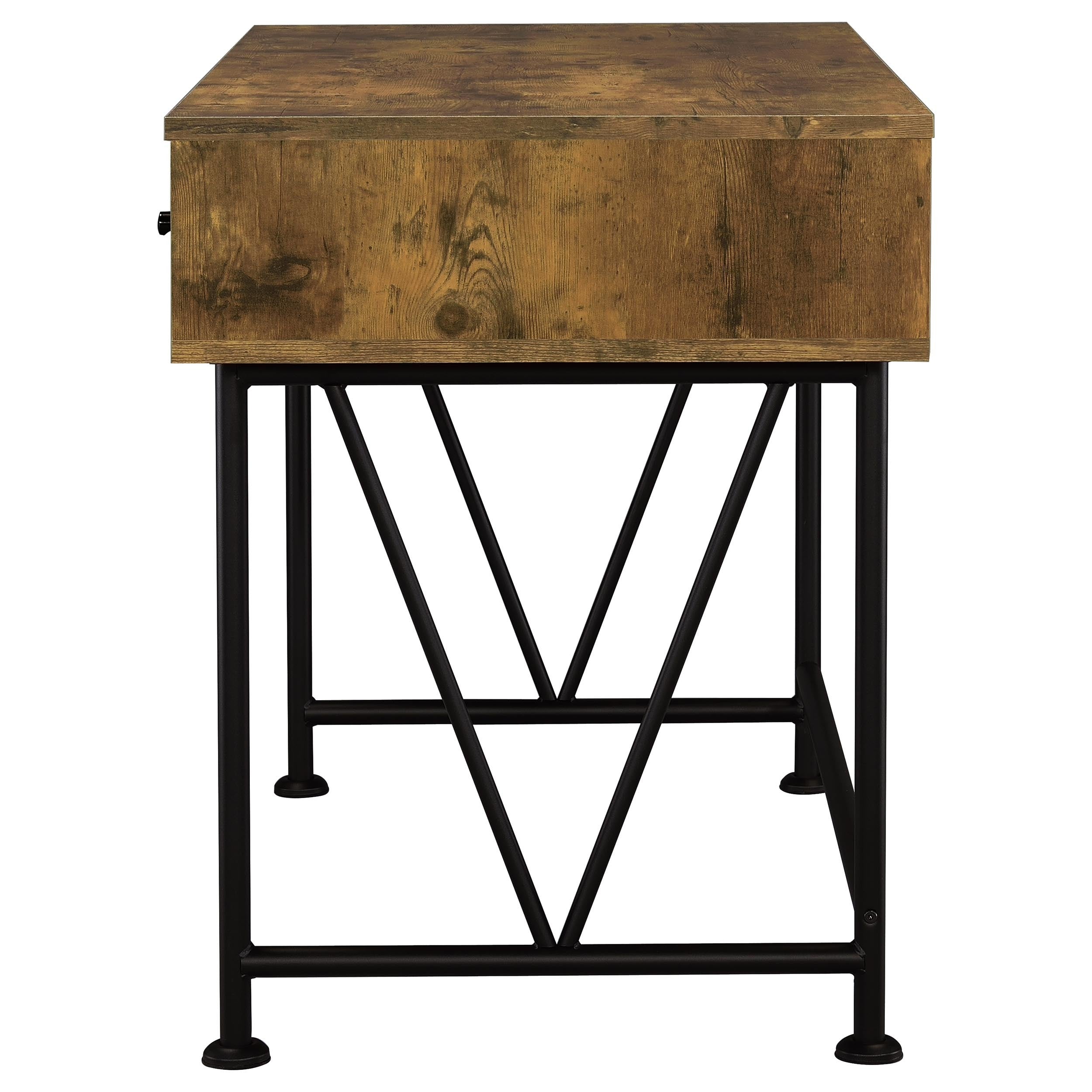 Avon Rustic Nutmeg 2-piece Computer Desk and Bookcase