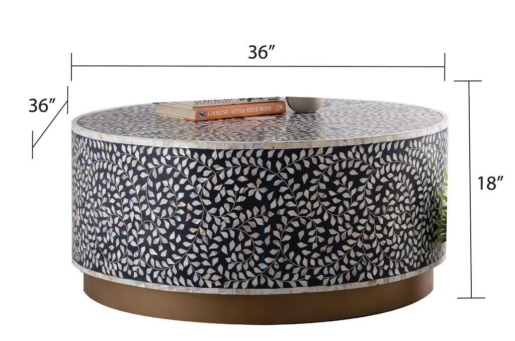 Luxe Coffee Table Navy