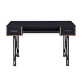 Rectangular Computer Desk with 2 Drawers, Black