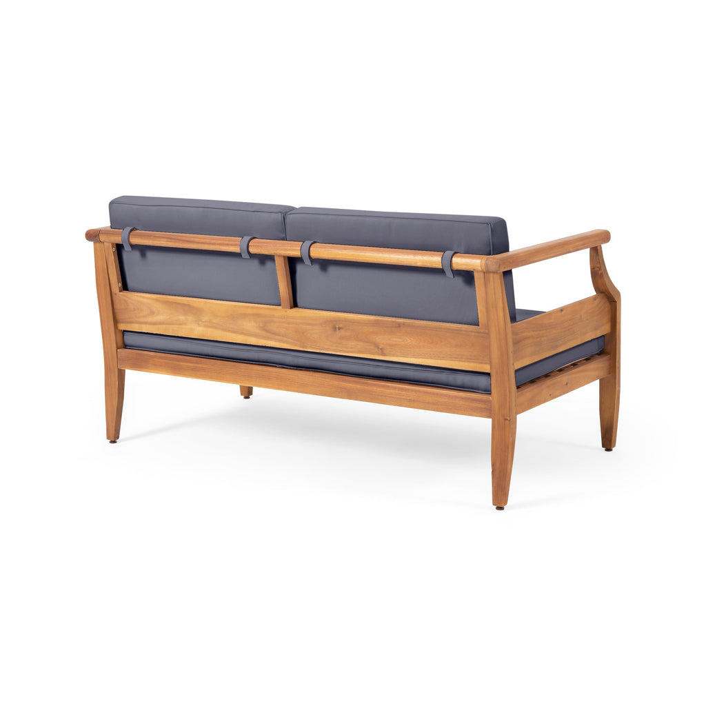 ASTON Outdoor 4 Seater Chat Set with Cushions_LOVESEAT & COFFEE TABLE &CLUB CHAIR