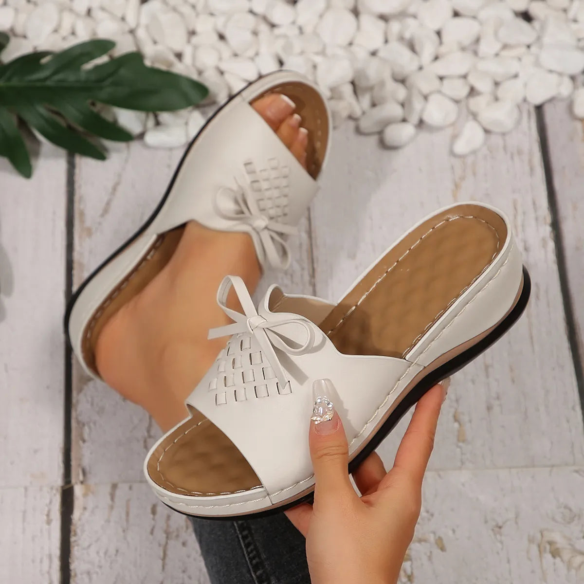 Open Toe Wedge Sandals