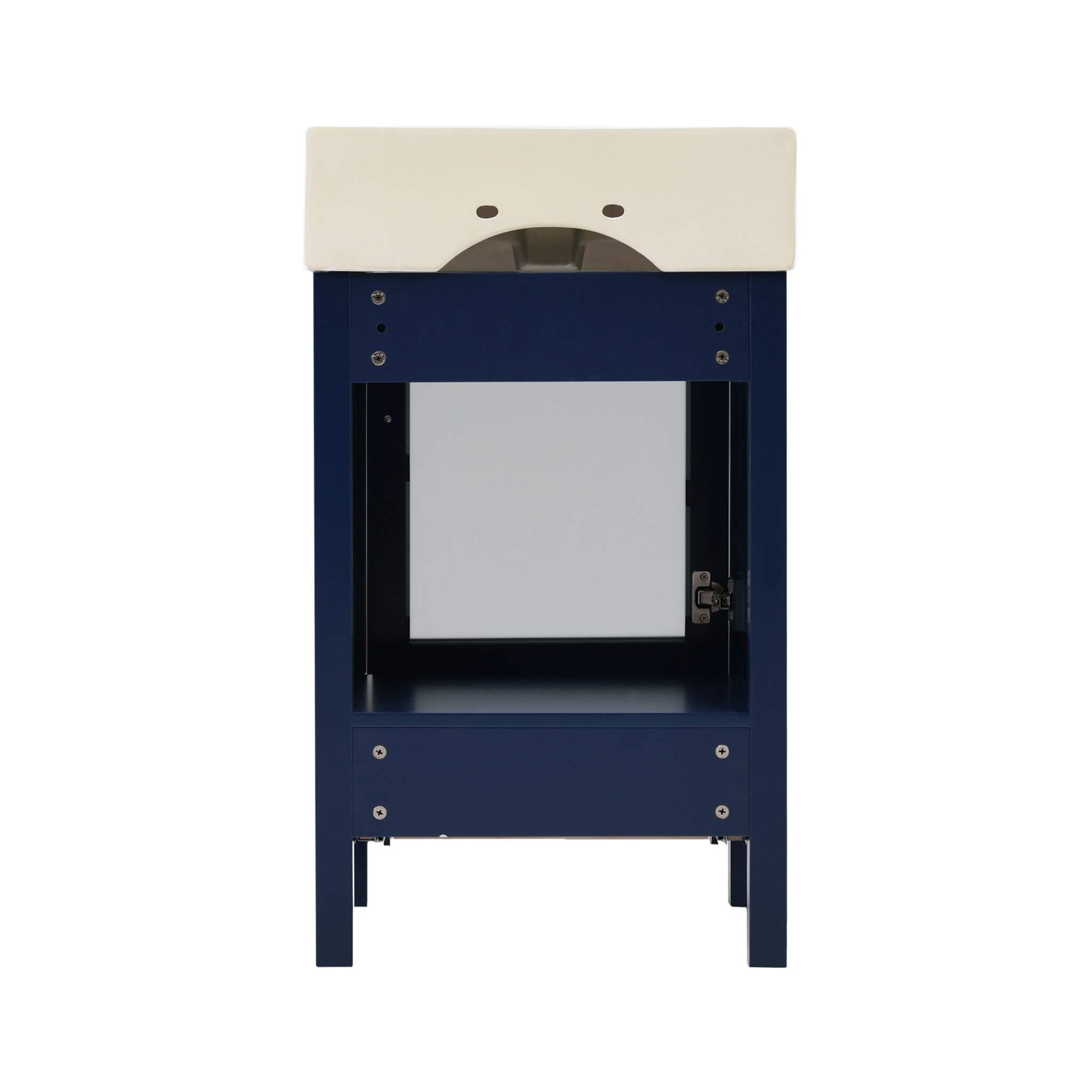 Alora 20-Inch Modern Bathroom Vanity With Ceramic Sink And Storage Cabinet (SAK39851)