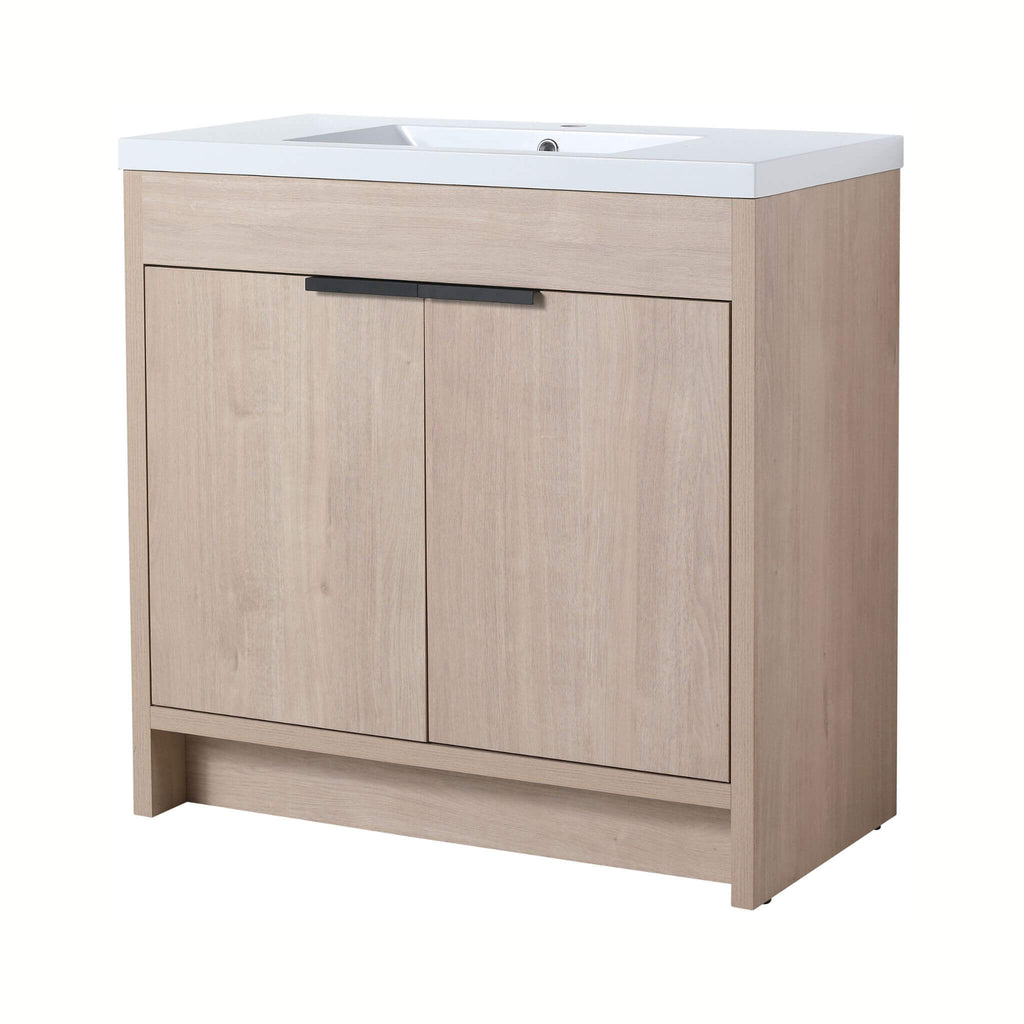 Alora 36-Inch Freestanding Bathroom Vanity With White Resin Sink (SAK92710)