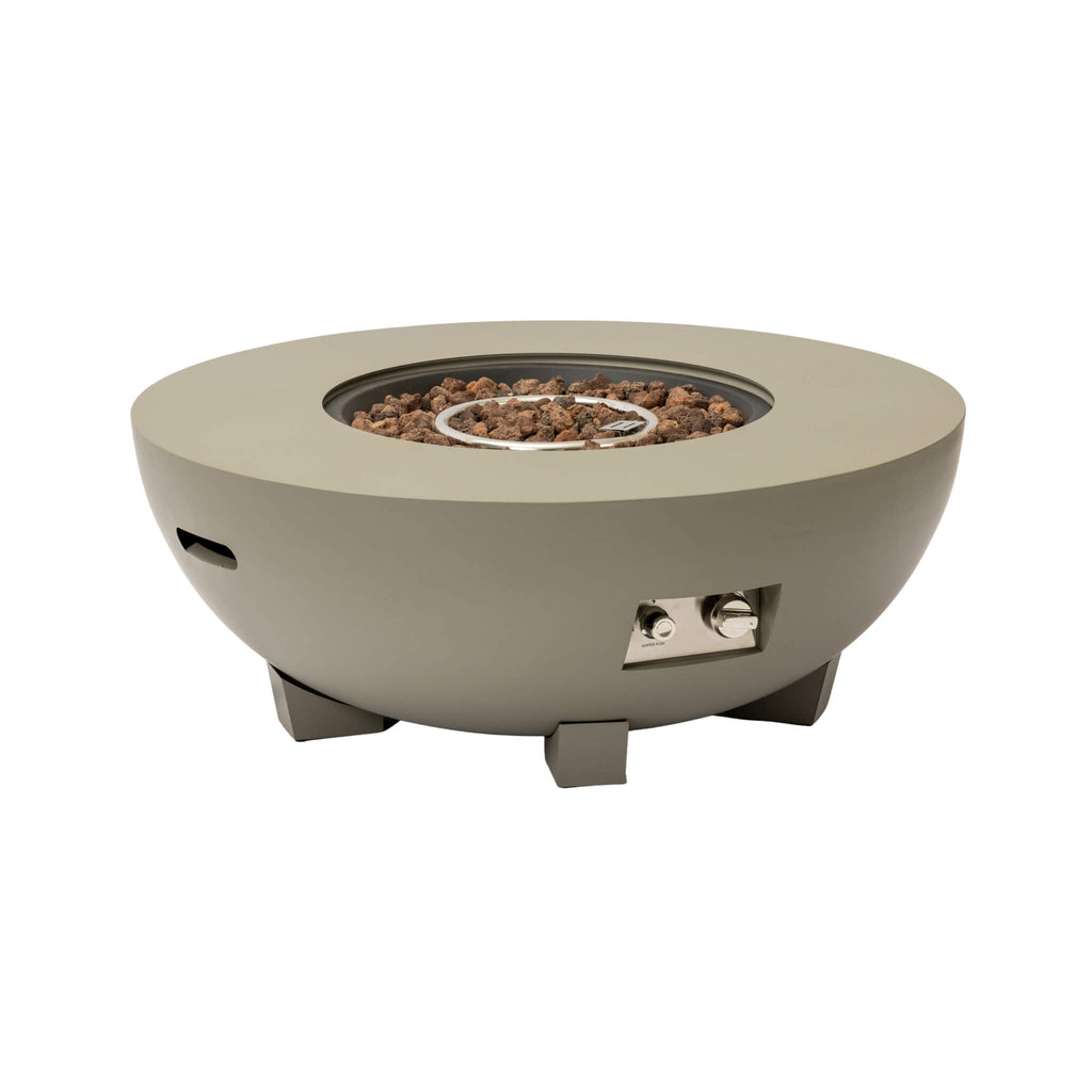Alora Premium 36-Inch Round Outdoor Iron Patio Fire Pit Table With Metal Cover (SAK71954)