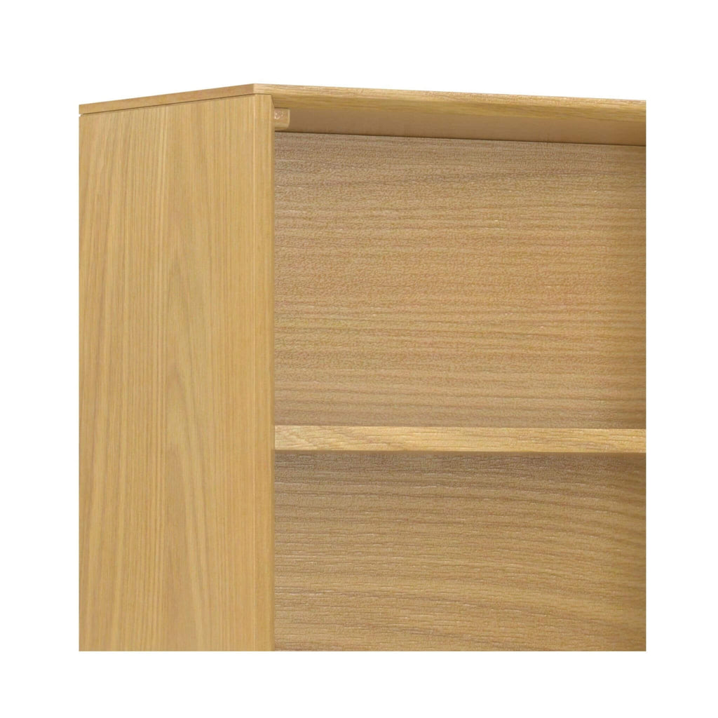 Alora Banting Mid-Century Oak Veneer Bookcase With Adjustable Shelves (SAK35178)