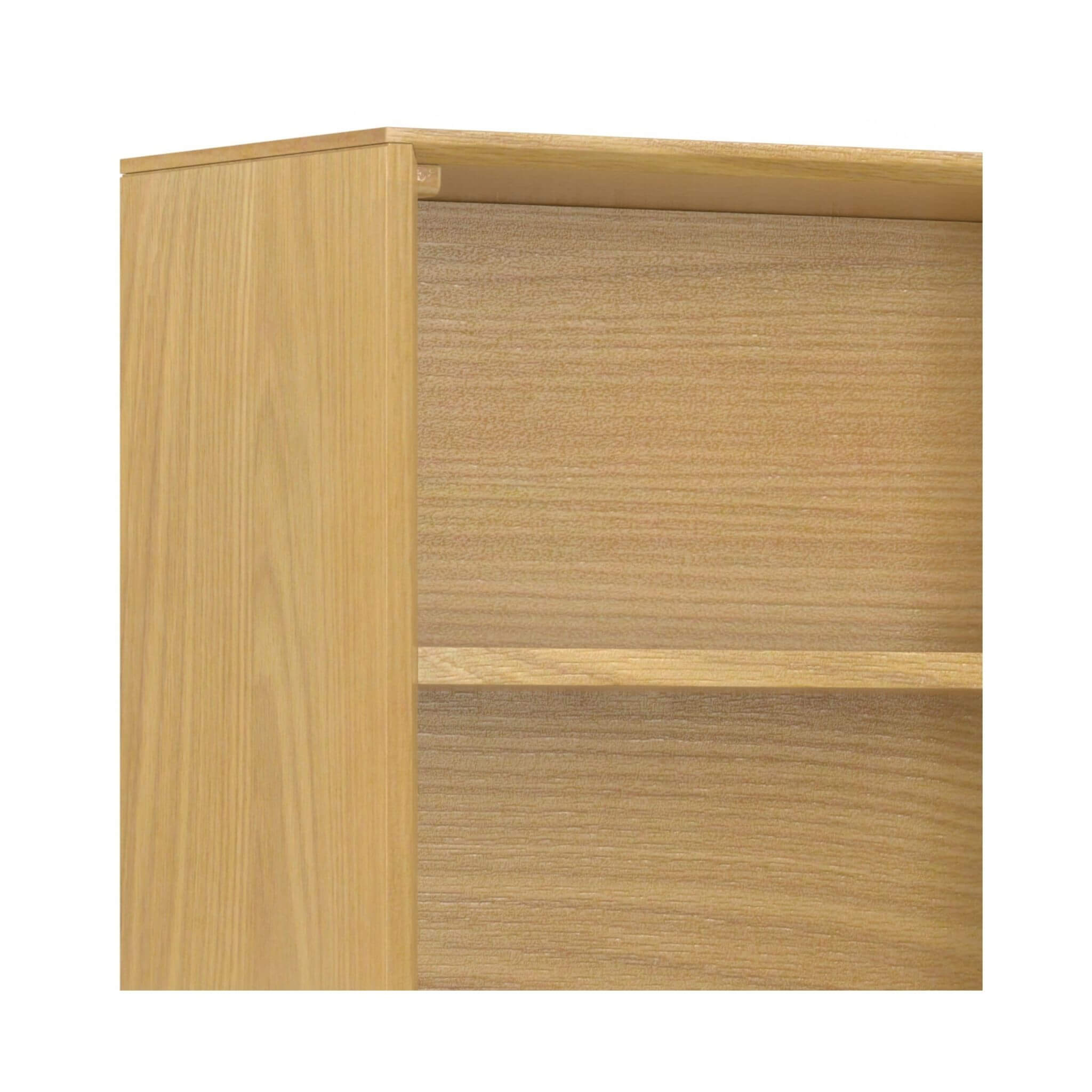 Alora Banting Mid-Century Oak Veneer Bookcase With Adjustable Shelves (SAK35178)