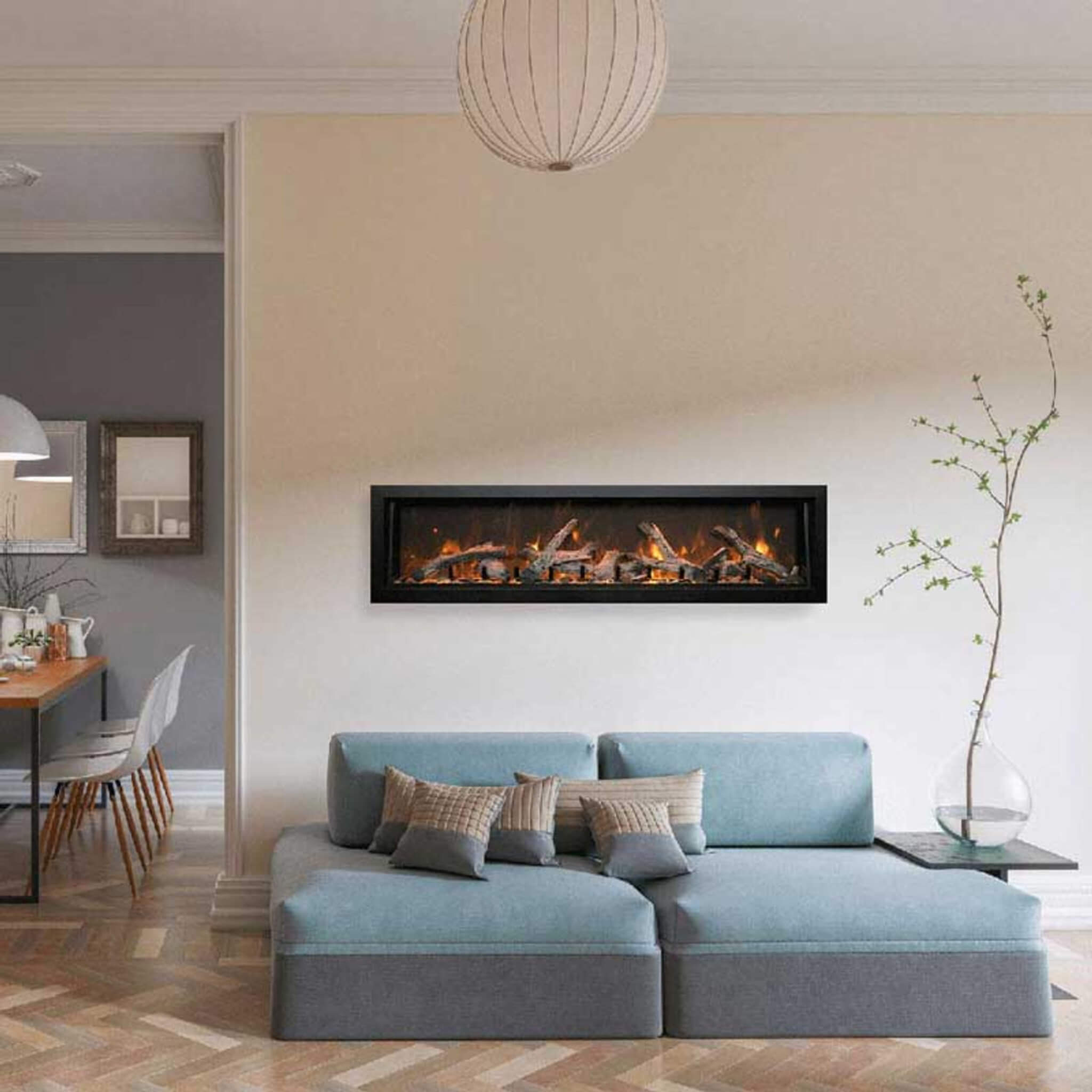 Amantii Panorama BI Deep 60" Smart Electric Fireplace [BI-60-DEEP-OD] (SAK75391)